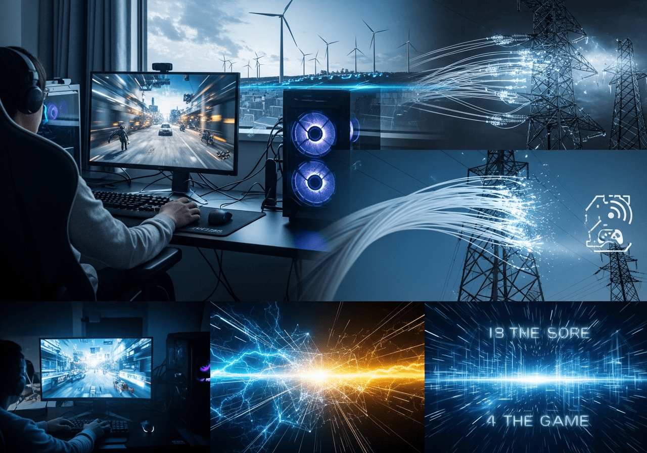 あなたのゲーム体験が爆速安定！日本の電力インフラがアツいアップグレード！