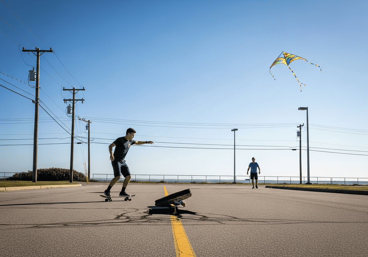 日常の危険、予測不能な瞬間に注意！でも、あなたの遊び場は絶対安全保証！