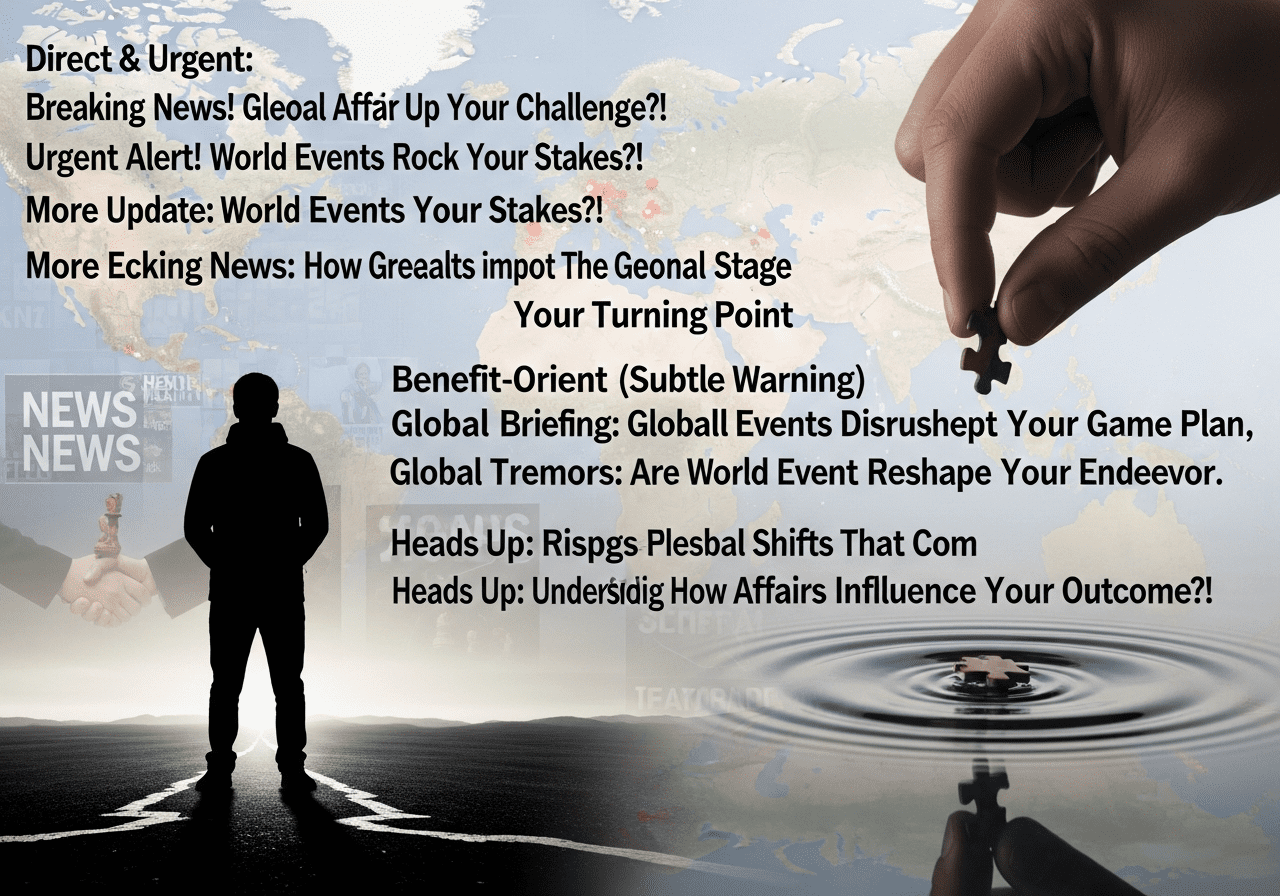 緊急速報！世界情勢があなたの勝負を揺るがす？！