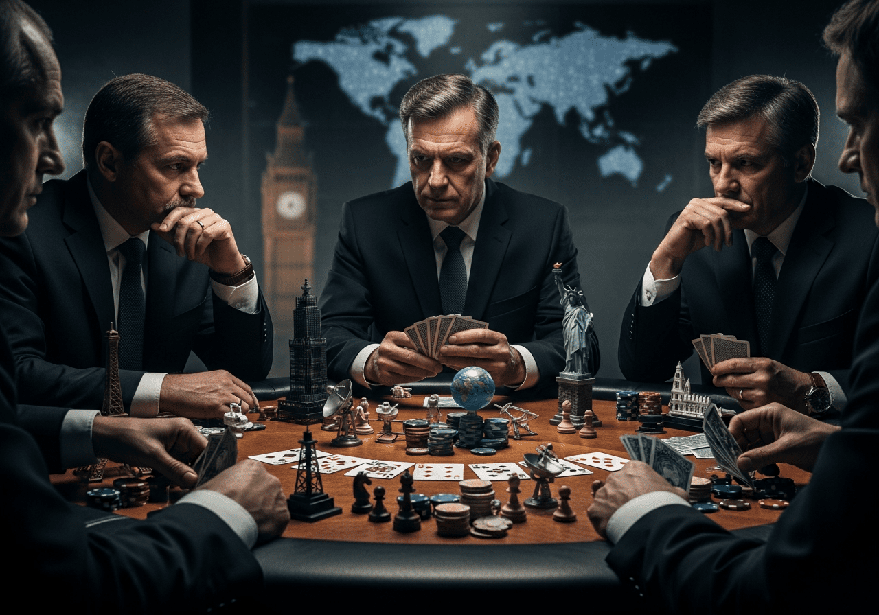 高まる緊張、動く外交！世界の運命を賭けたポーカーゲームが始まる！